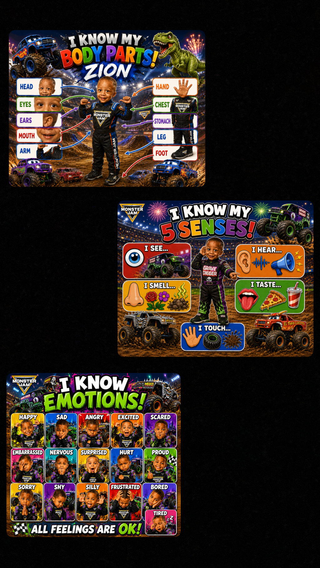 Custom Photos Added