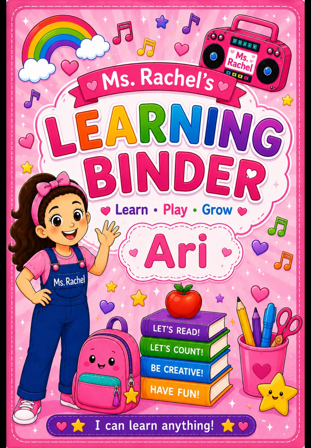 Custom Learning Binder